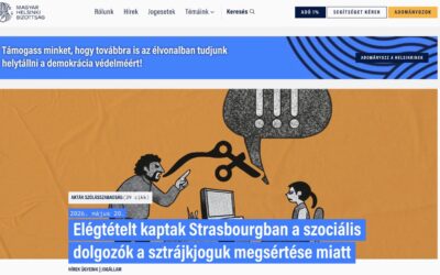 Elégtételt kaptak Strasbourgban a szociális dolgozók a sztrájkjoguk megsértése miatt