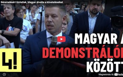 Béremelésért tüntettek, Magyar átvette a követeléseiket
