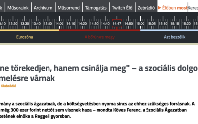 „A kormány ne törekedjen, hanem csinálja meg” – a szociális dolgozók még mindig béremelésre várnak
